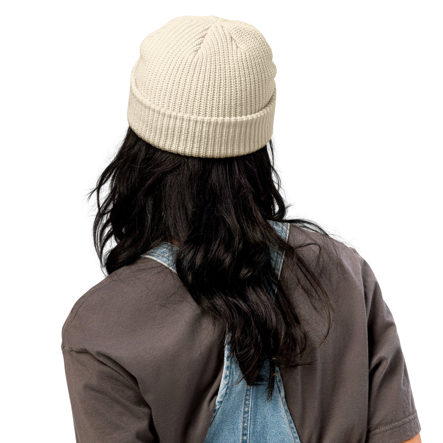 No Alumni "Bougie Beige" Skullie Fisherman beanie